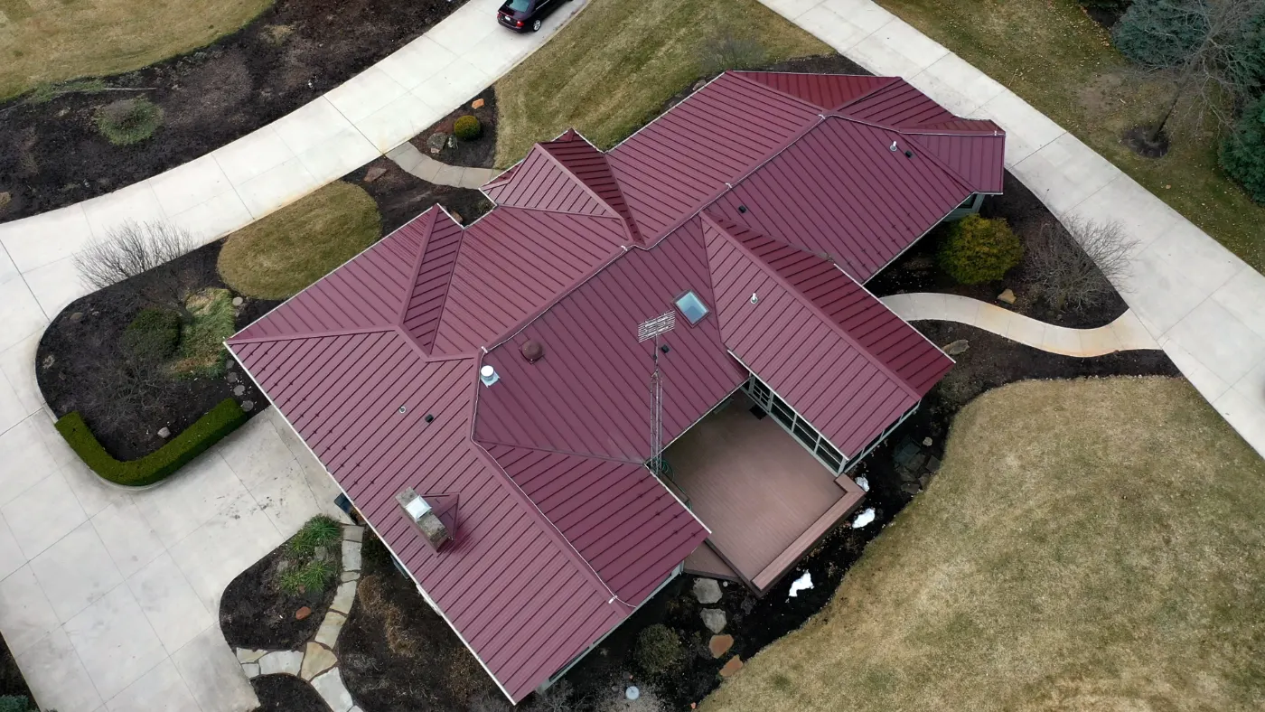 Commercial roof inspection documented in Clay City