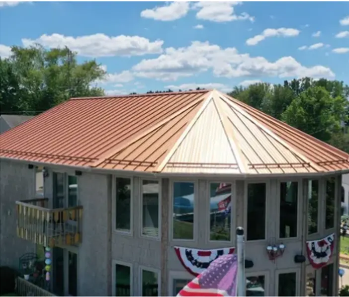 Flashing and seam work in Clay City